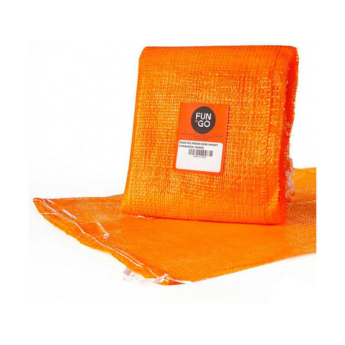 Sack Fun&Go Polymesh Orange 55 x 83 cm (10Units)