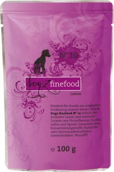 Dogz Finefood N.10 Jagnięcina saszetka 100g