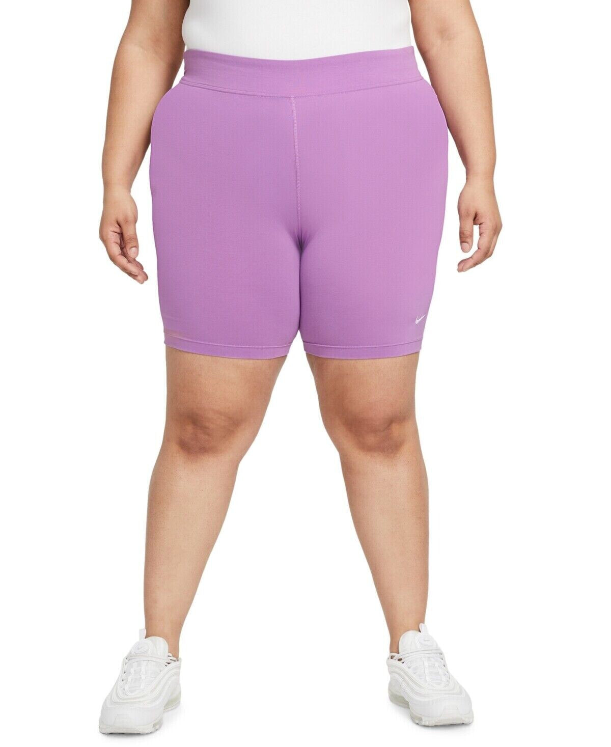 Nike Sportswear Plus Size Women's Essential Mid-Rise Bike Shorts, Size 1X