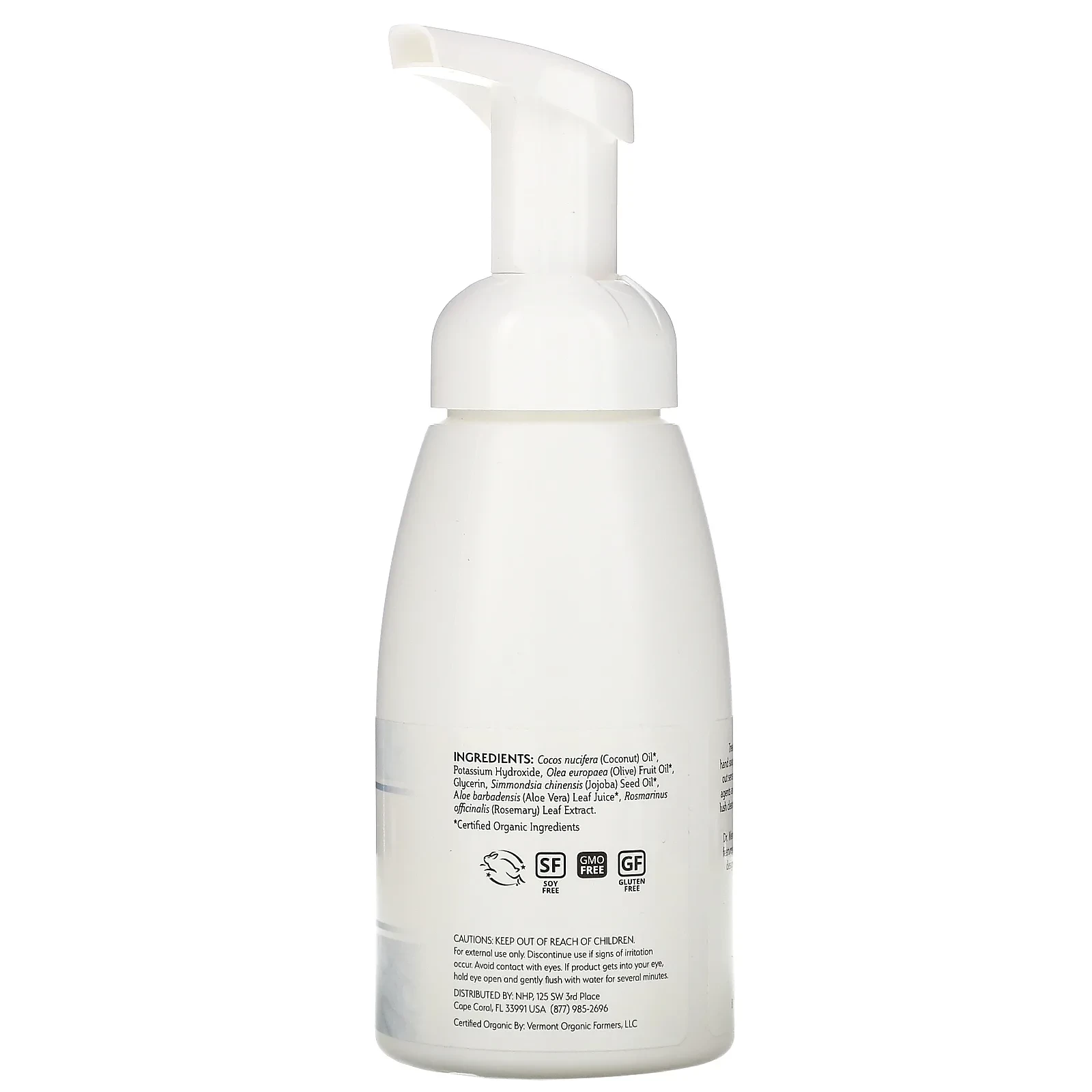 Ola Botanicals, Foaming Hand Soap, Unscented, 8 fl oz (236 ml)