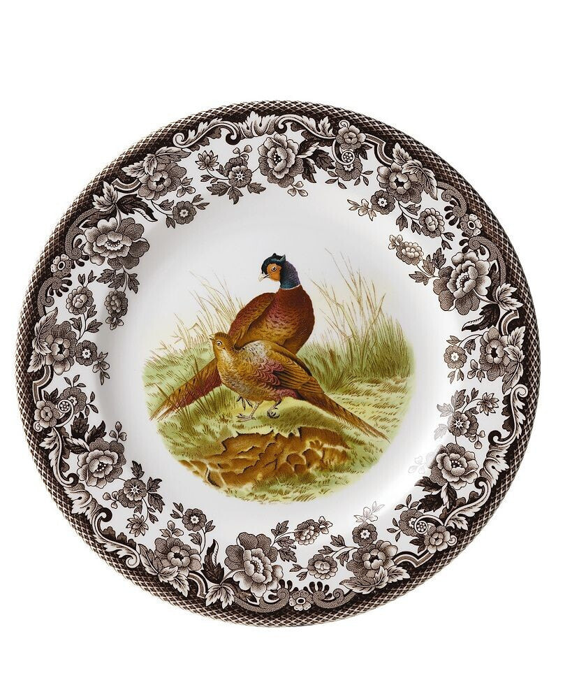 Spode woodland by Pheasant Dinner Plate