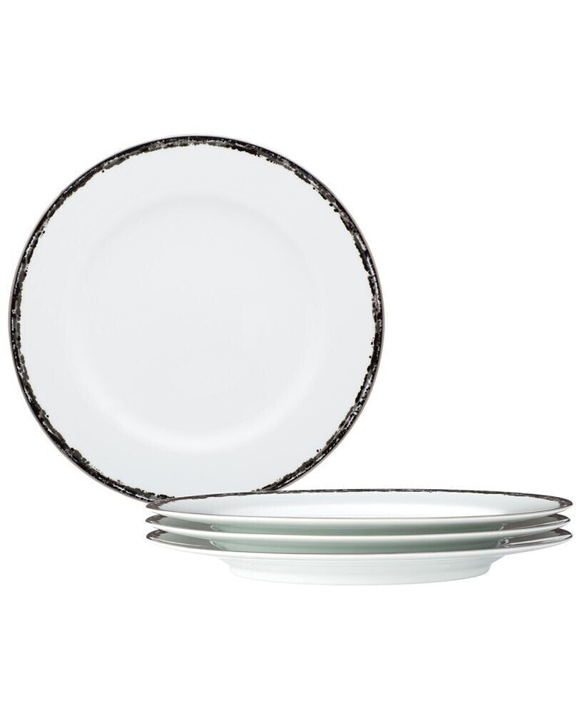 Noritake rill 4 Piece Dinner Plate Set, Service for 4
