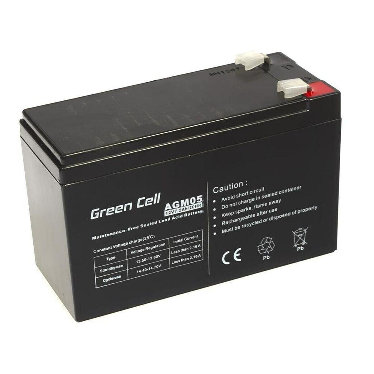 Аккумулятор для Система бесперебойного питания Green Cell AGM05 72 Ah 12 V