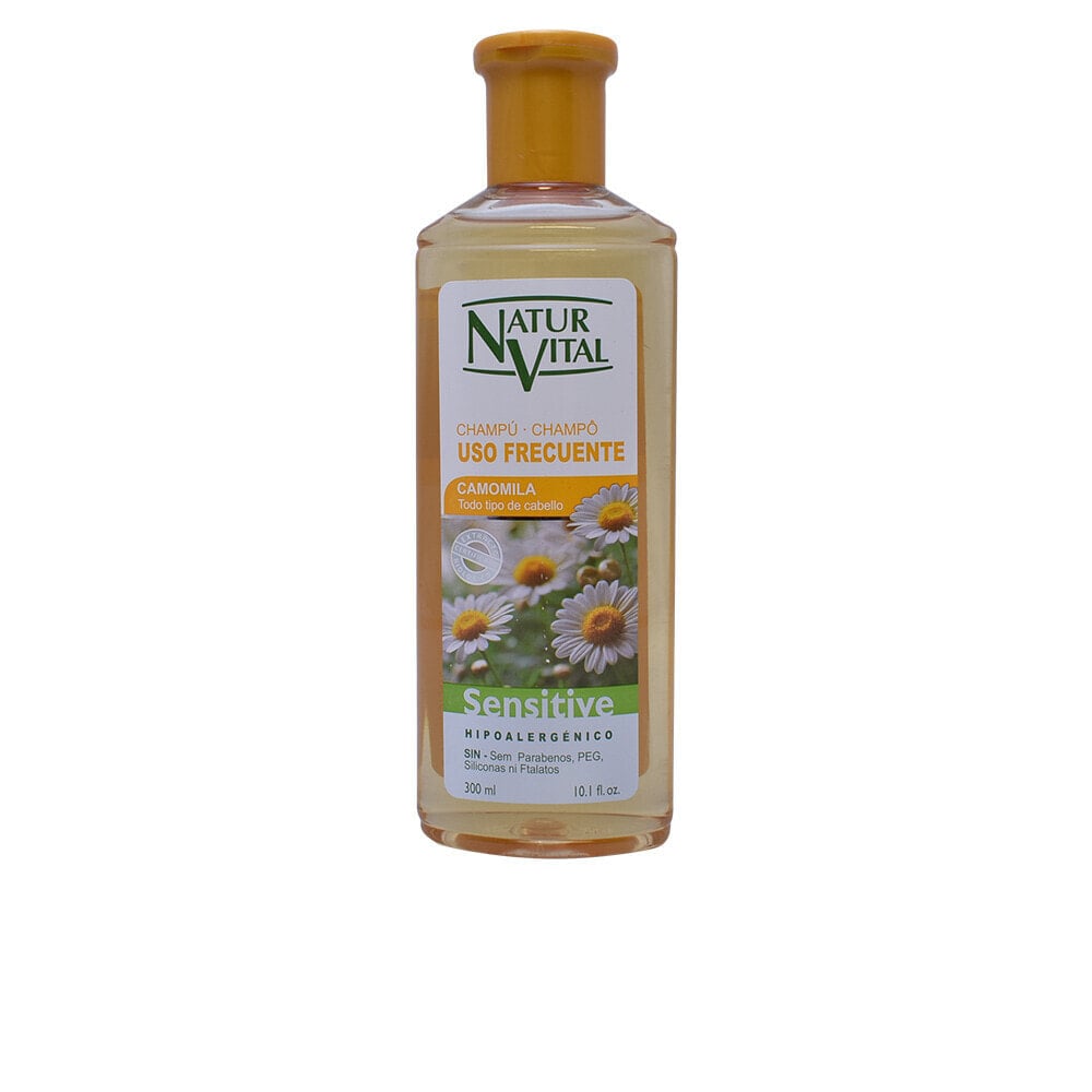 Natur Vatal Chamomile Sensitive Shampoo Гипоаллергенный ромашковый шампунь для чувствительной кожи головы 300 мл