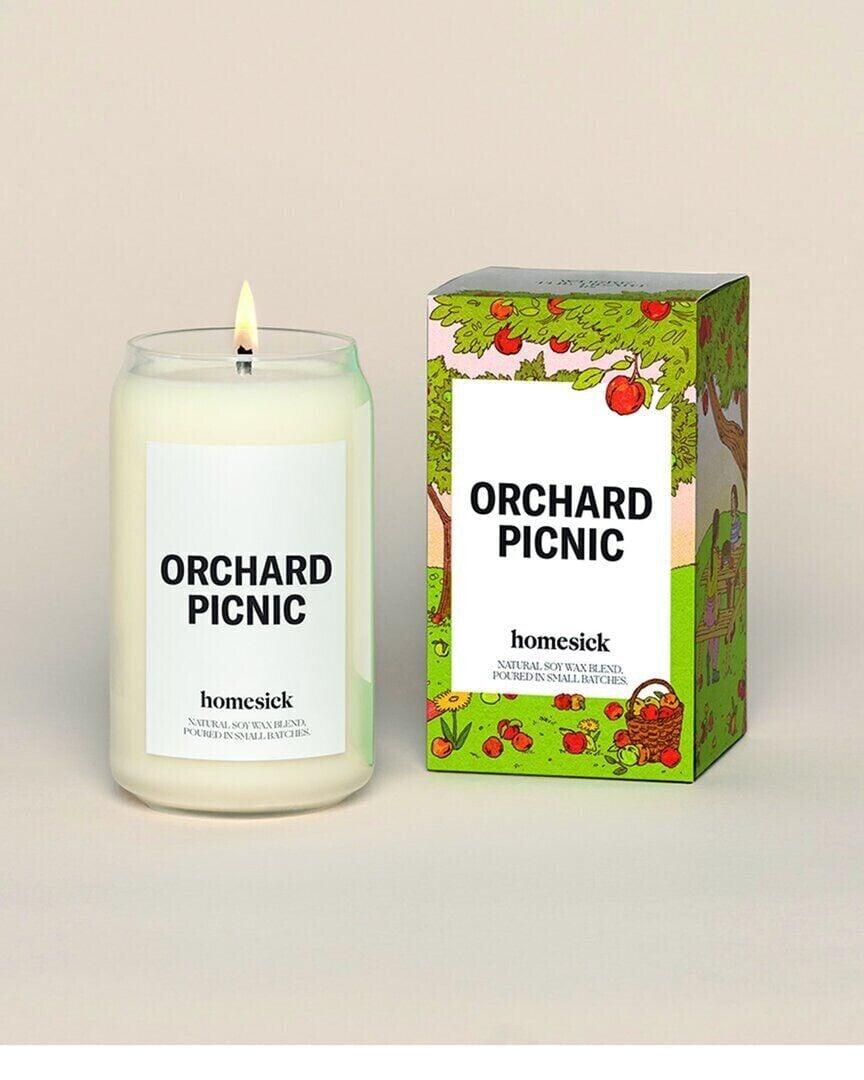 Homesick Orchard Picnic Candle White