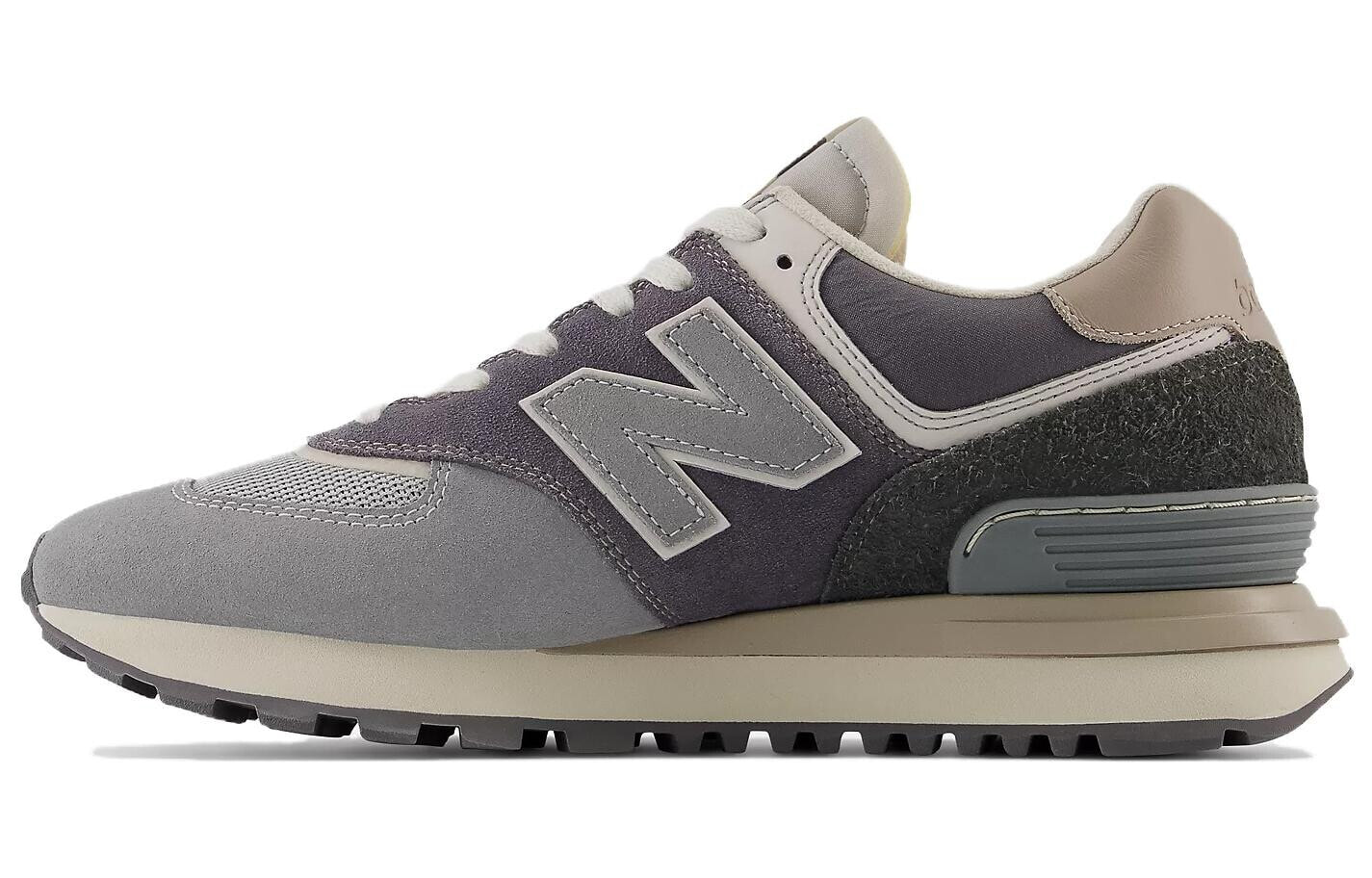 New Balance NB 574 Legacy 防滑耐磨 低帮 跑步鞋 男女同款 灰色 / Кроссовки New Balance NB 574 Legacy U574LGG2