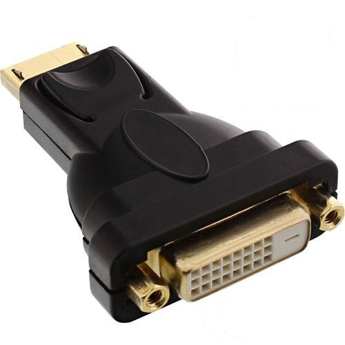 InLine 17199J кабельный разъем/переходник DisplayPort DVI-D Черный