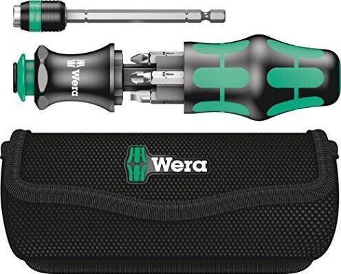 Wera Wera Kraftform Kompakt 25 - Combination screwdriver with 6 bits, with bag