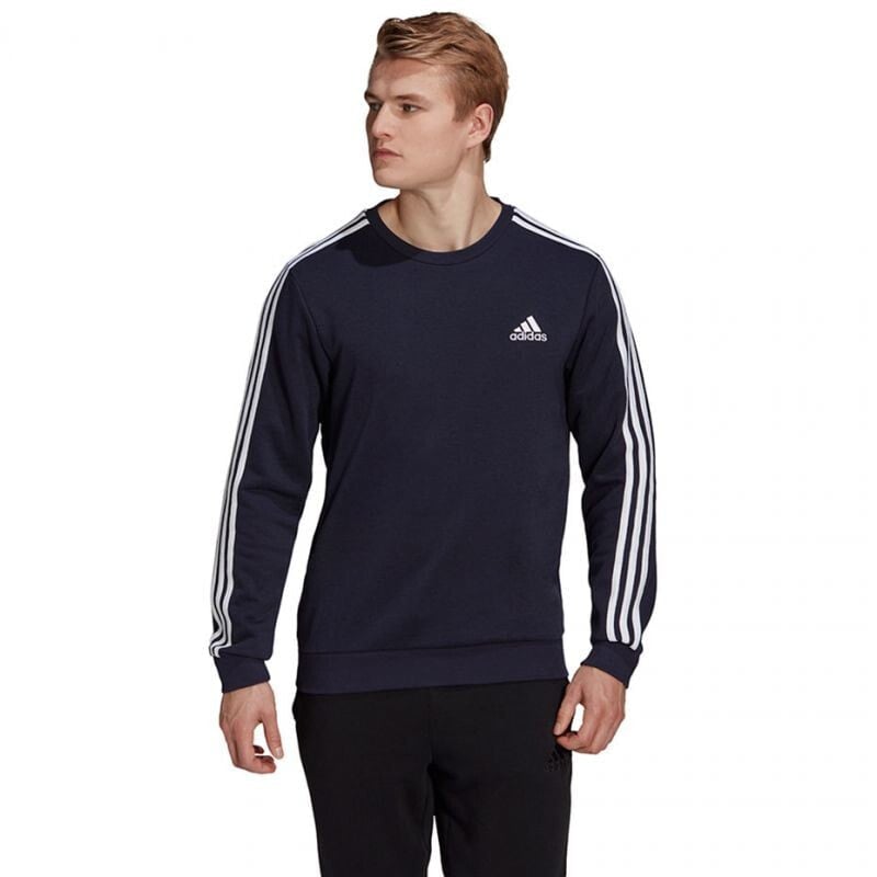 Мужской свитшот спортивный adidas синий Essentials Sweatshirt M GK9079