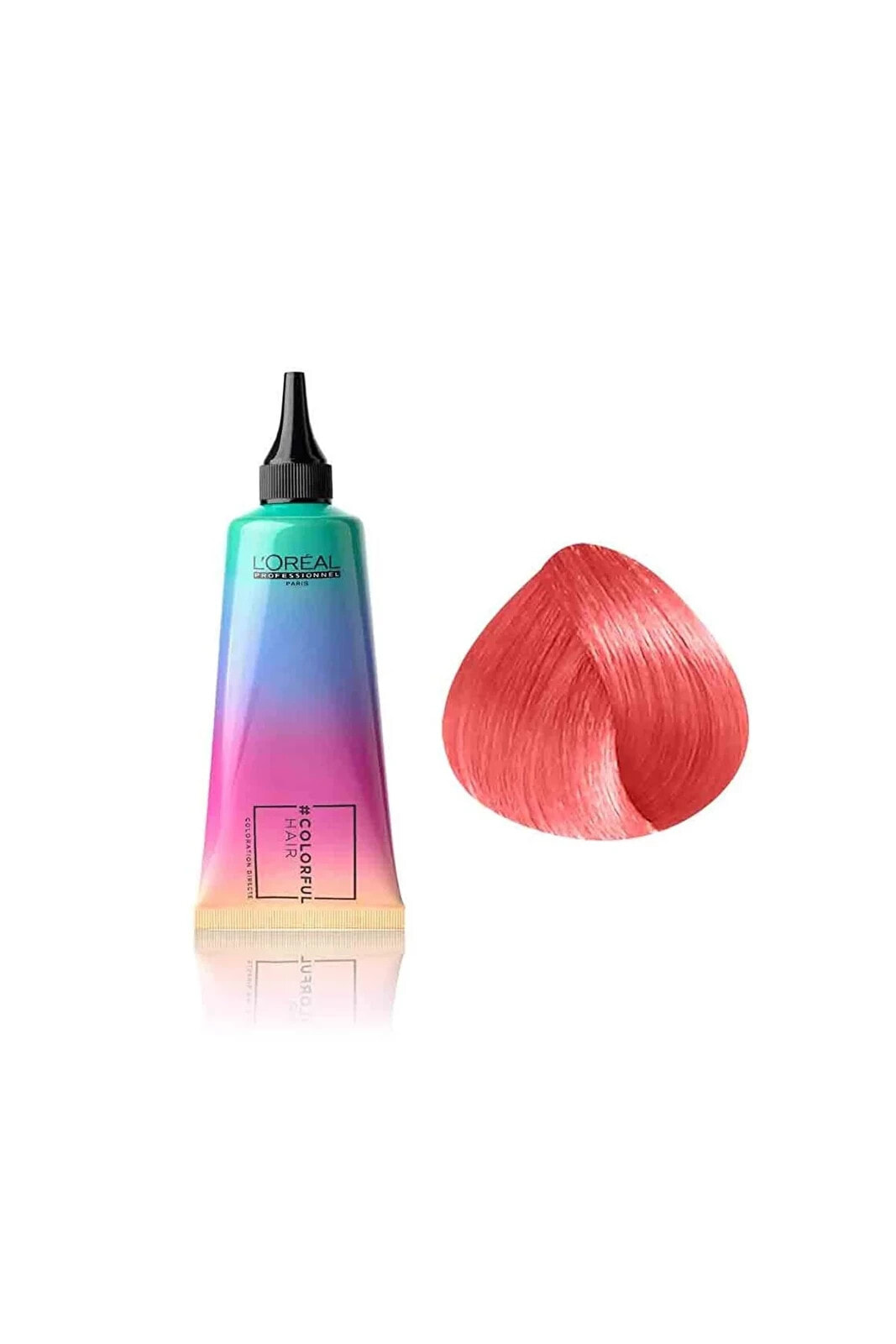 Colorful Hair Sunset Coral Natural Orange Hair Color Cream 90ml