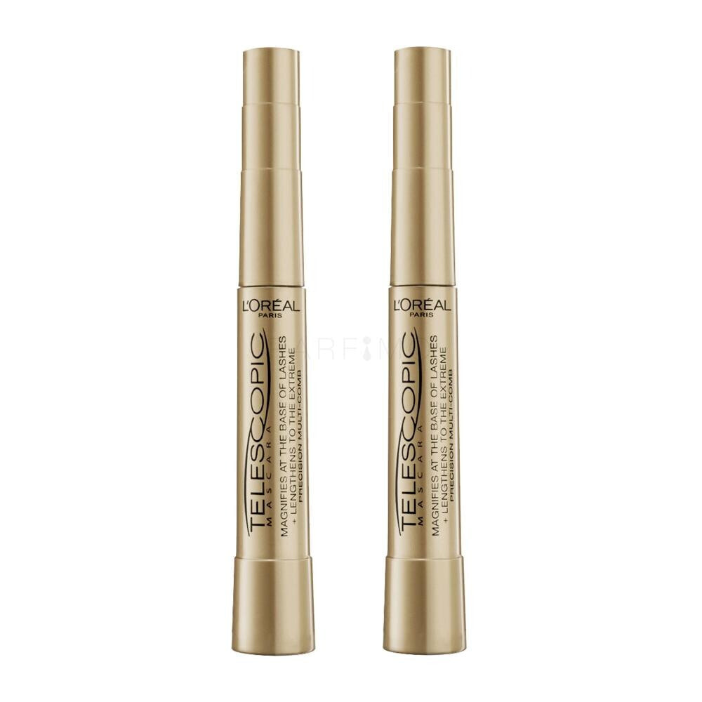 L'Oréal Paris Telescopic set für Frauen 2x Mascara 8 ml Farbton Black