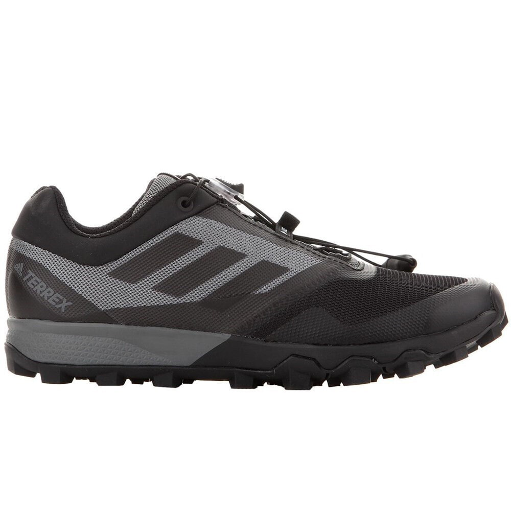 Мужские кроссовки спортивные треккинговые черные текстильные низкие демисезонные Adidas Terrex Trailmaker W