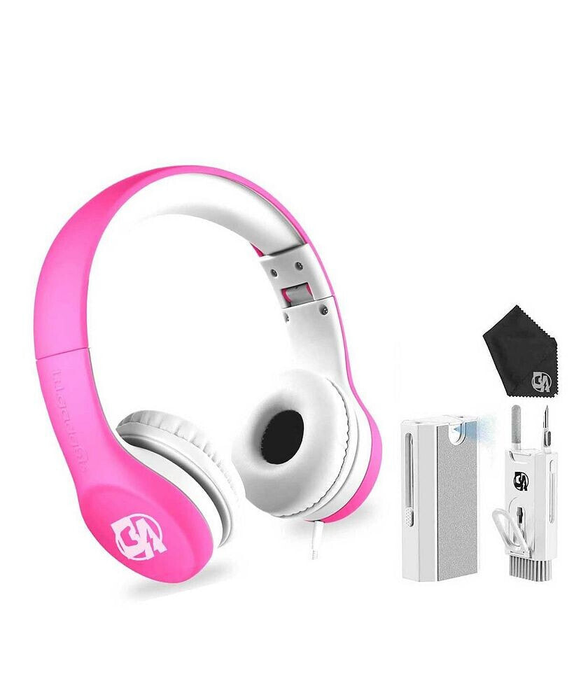 BOLT AXTION groove168 Pink Wired Kids Headphones for School