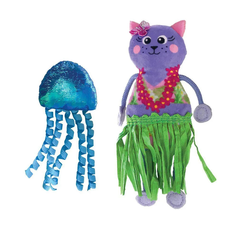 KONG Tropics Hula cat toy 2 units