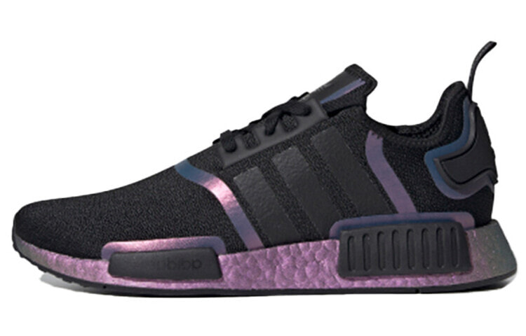 adidas originals NMD_R1 低帮 运动休闲鞋 男女同款 镭射紫黑 / Кроссовки Adidas originals NMD_R1 FV8732