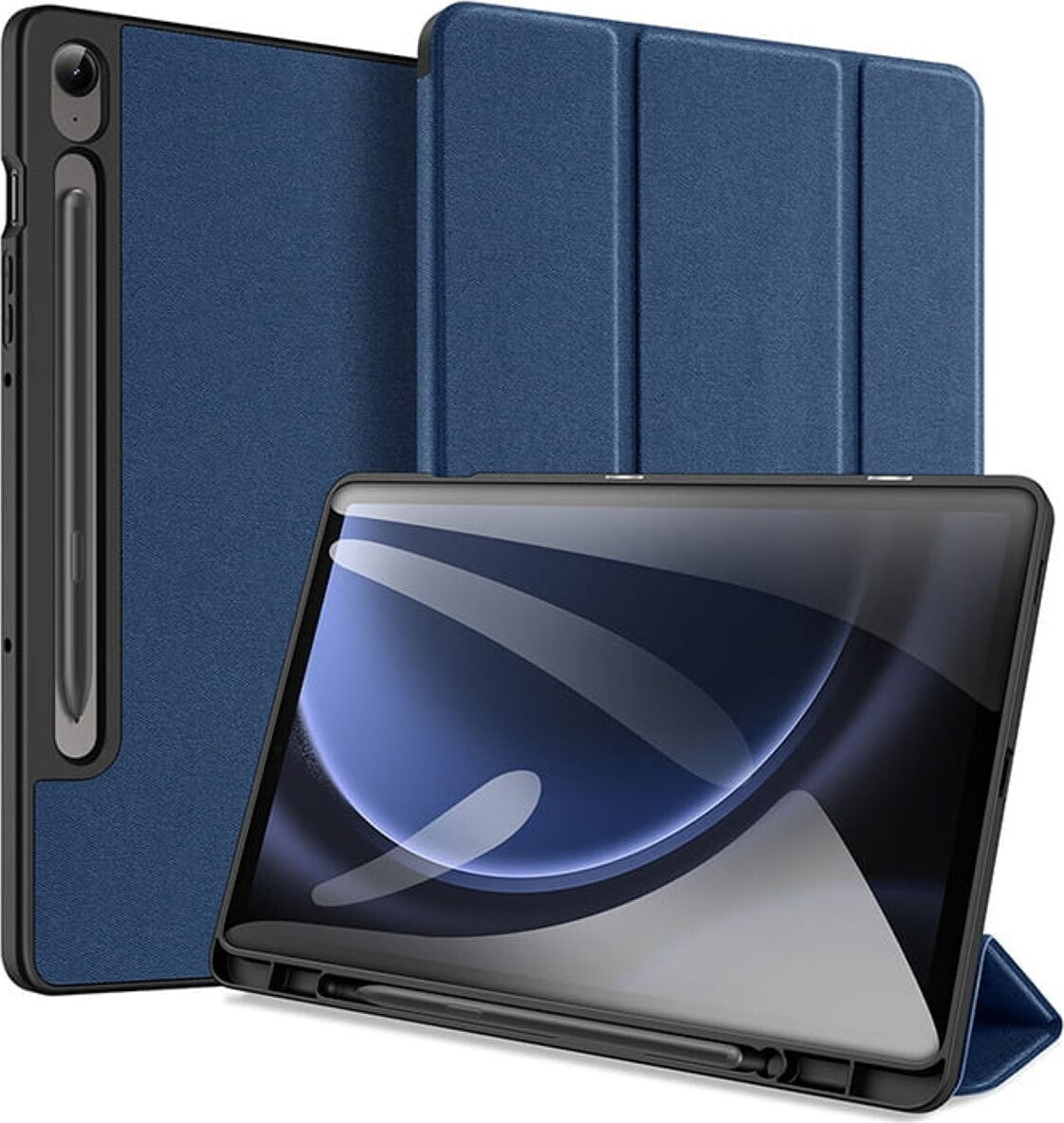 Dux Ducis Etui z podstawką Dux Ducis Domo Samsung Galaxy Tab S9 FE - niebieskie