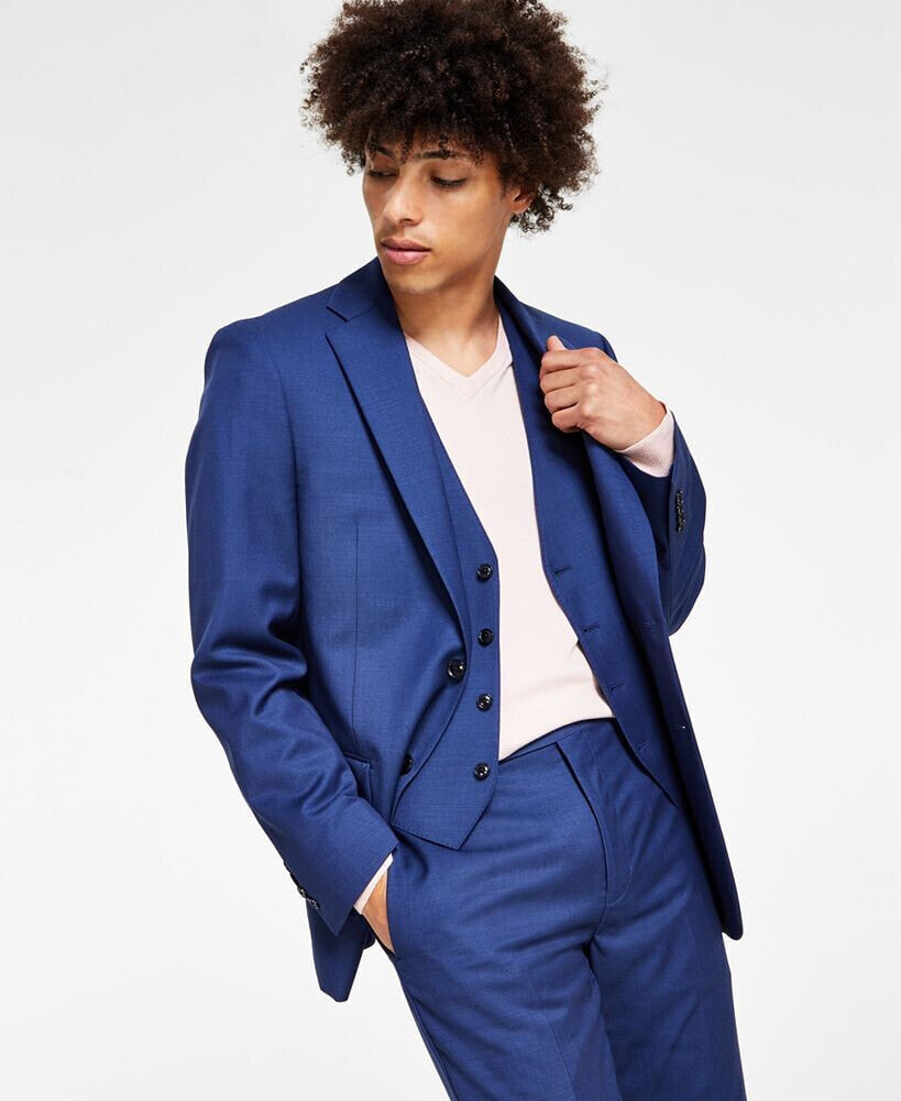 Calvin Klein men's Infinite Stretch Solid Slim-Fit Suit Jacket