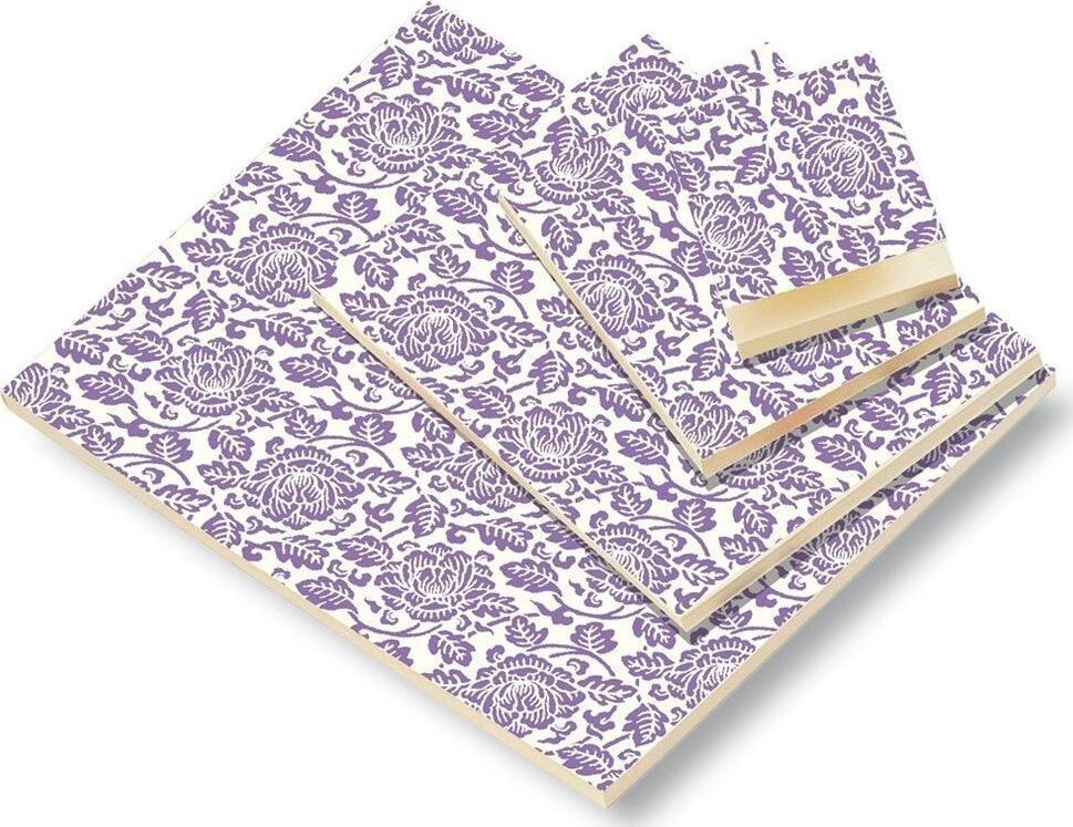 Rossi Decorative notebook A6 BR NP L07B Violet ROSSI flowers