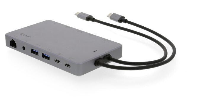 LMP Display Dock 2 Проводная USB 3.2 Gen 1 (3.1 Gen 1) Type-C Серый 20416