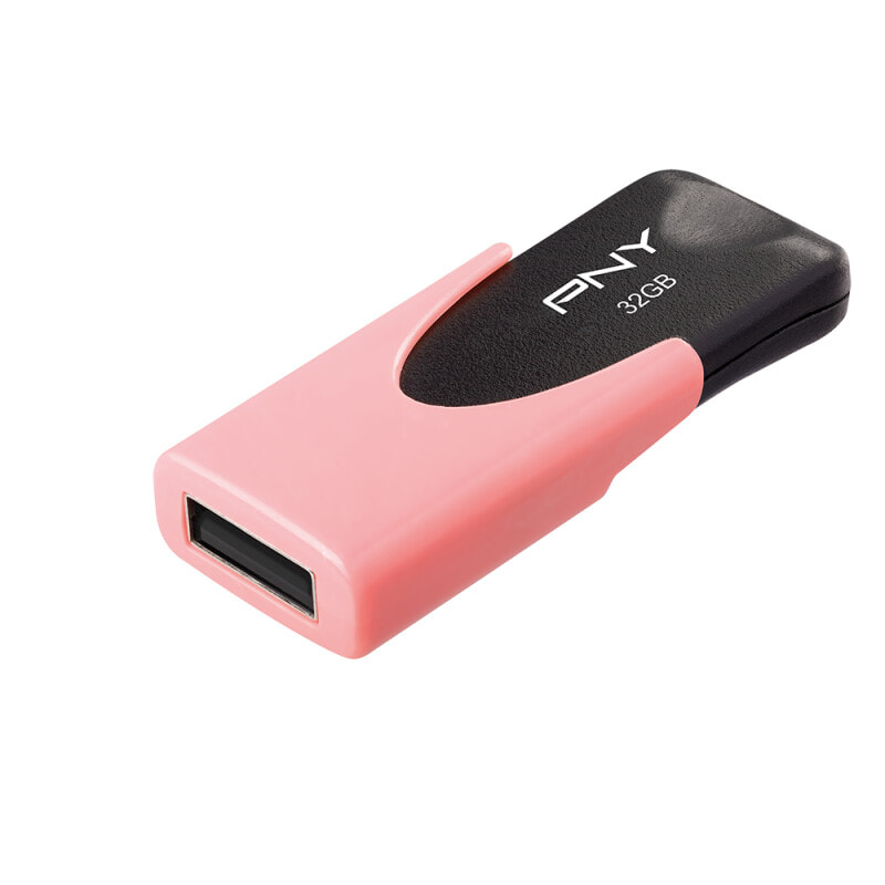 PNY 32GB Attaché 4 USB флеш накопитель USB тип-A 2.0 Розовый FD32GATT4PAS1KL-EF