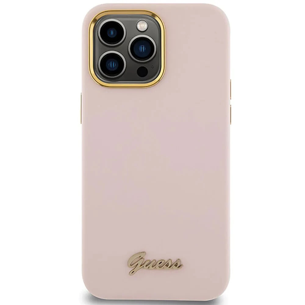 GUESS Guhcp15Lsmbslp iPhone 15 Pro 6.1 Silicone&Frame phone case