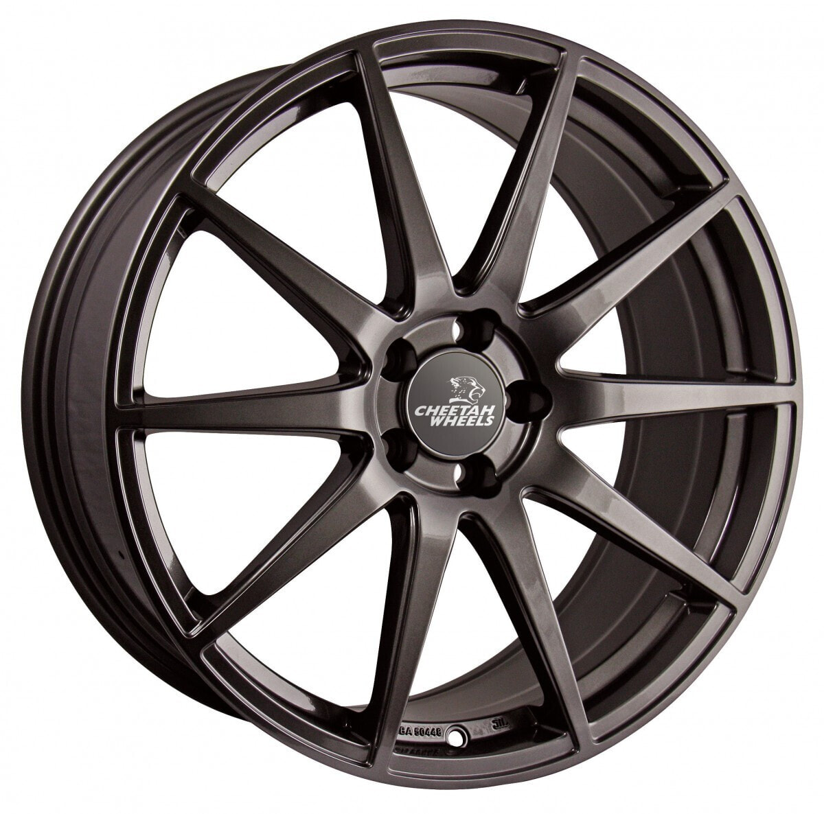 Колесный диск литой Cheetah Wheels CV.01 dark grey 8.5x20 ET35 - LK5/112 ML72.5