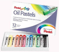 Pentel 0100524 пастель Масляная пастель Разноцветный 12 шт