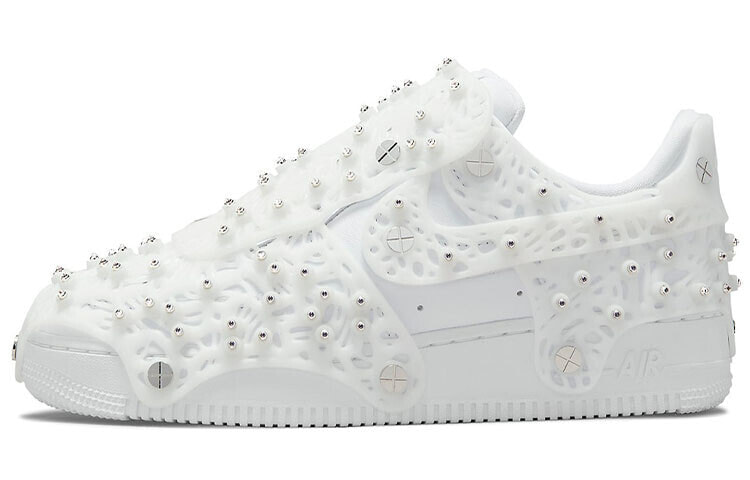 Nike Air Force 1 Low Swarovski Retroreflective Crystals White Women's