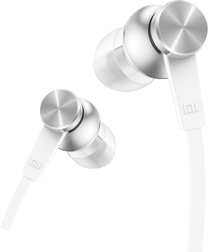 Mi In-Ear Headphones Basic, Headset, In-ear, Calls/Music, Silver, White, Binaural, 1.25 m