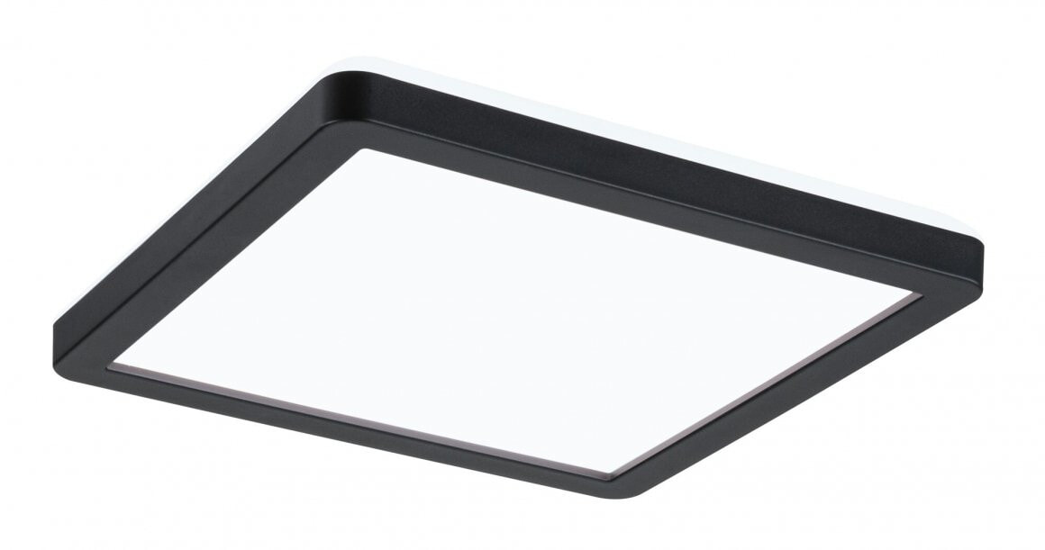 PAULMANN Atria Shine - Square - Ceiling - Surface mounted - Black - Plastic - IP20