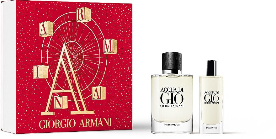 Giorgio Armani Acqua Di Gio - Duftset (Eau de Parfum 75ml + Eau de Parfum 15ml)