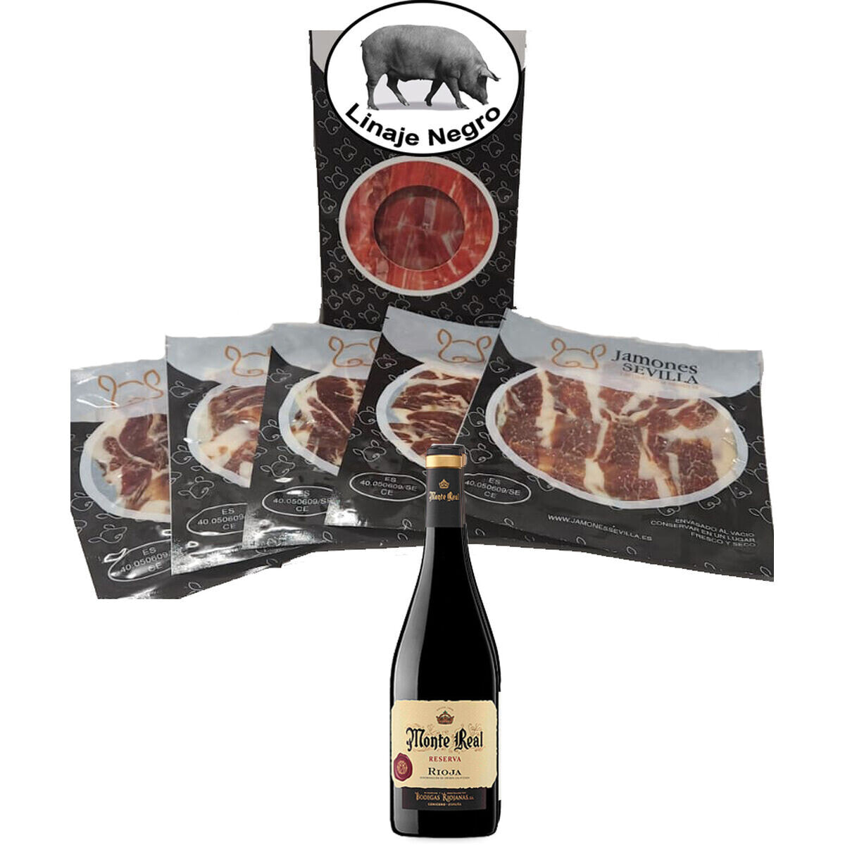 Grain-fed Iberico Ham Linaje Negro 100 g 5 Envelopes