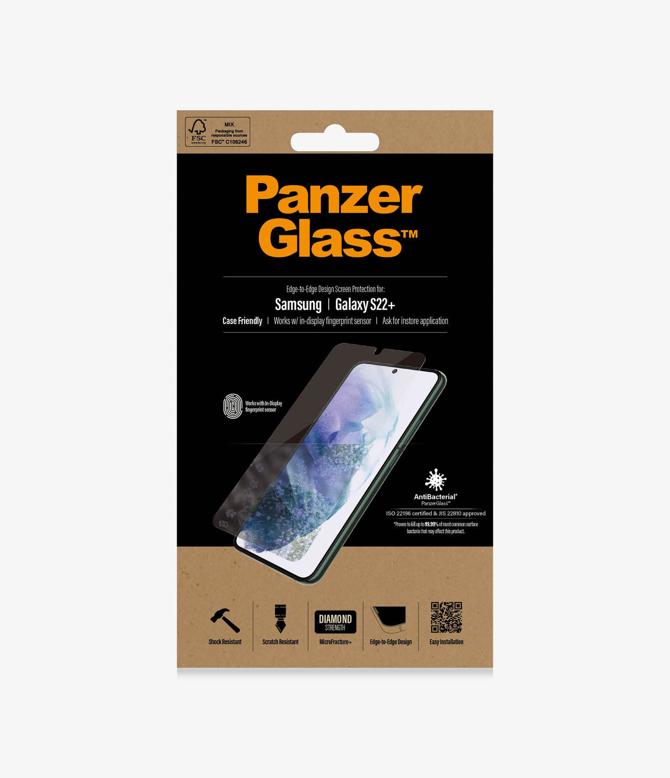 PanzerGlass 7294 защитная пленка / стекло для мобильного телефона Samsung