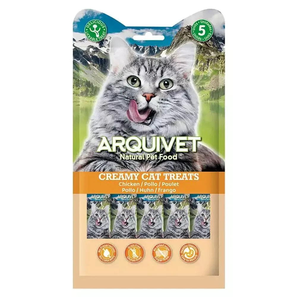 ARQUIVET Creamy Chicken Snack 5x14g cat treat