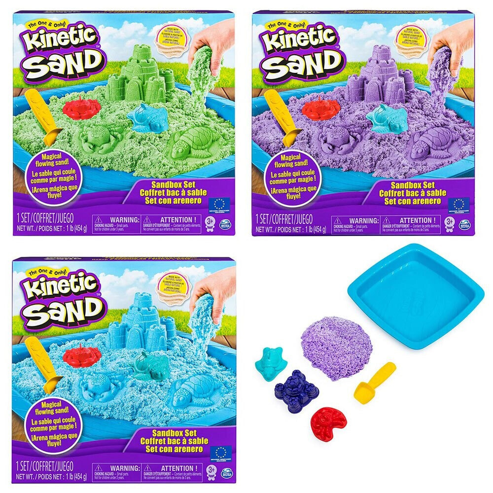 SPIN MASTER Magic Sand Kinetic Sandbox Seta Set