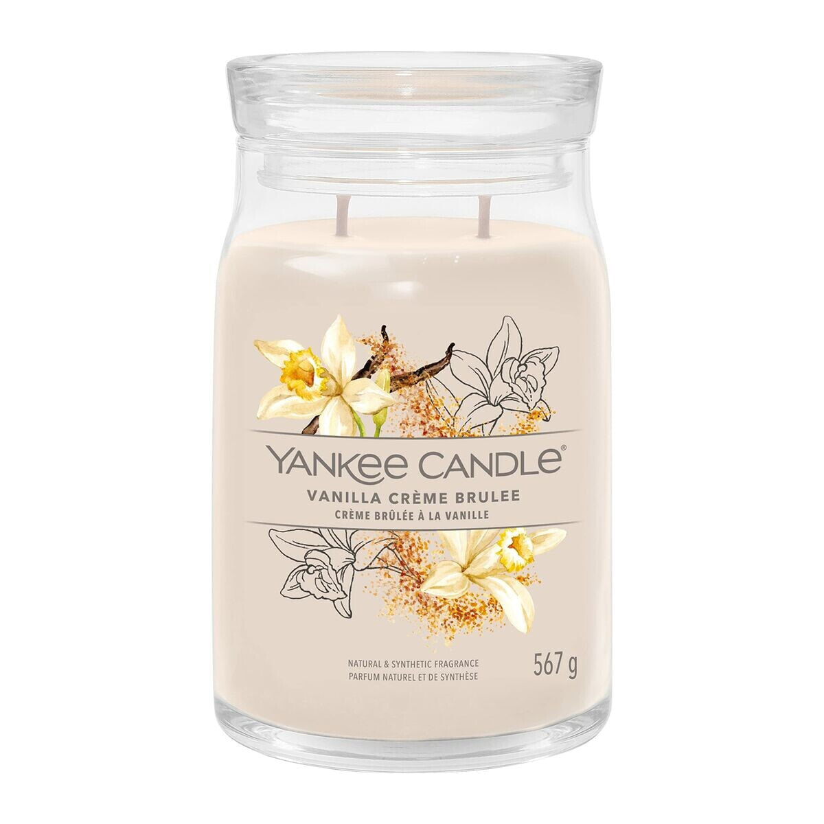 Scented Candle Yankee Candle 567 g Vanilla Crème Brûlée