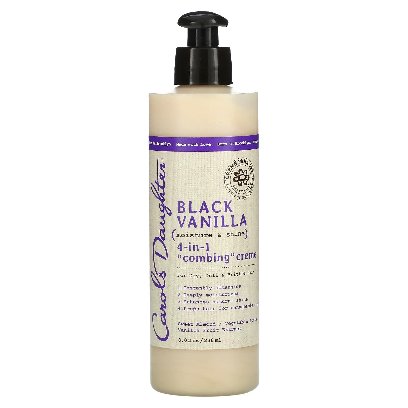 Carol's Daughter Black Vanilla 4-In-1 Combing Creme Распутывающий крем 4 в 1 для сухих, тусклых и ломких волос 236 мл