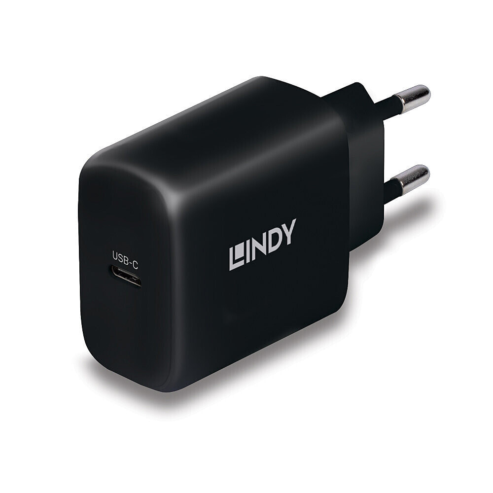Lindy 73426 зарядное устройство для мобильных устройств Универсальная Черный Кабель переменного тока Быстрая зарядка Для помещений