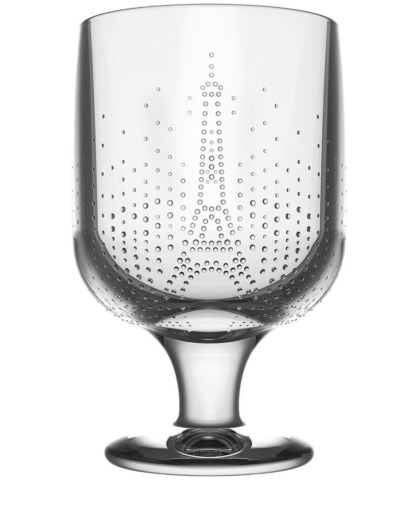 La Rochère parisienne 9 Ounce Stemmed Wine Glass, Set of 4