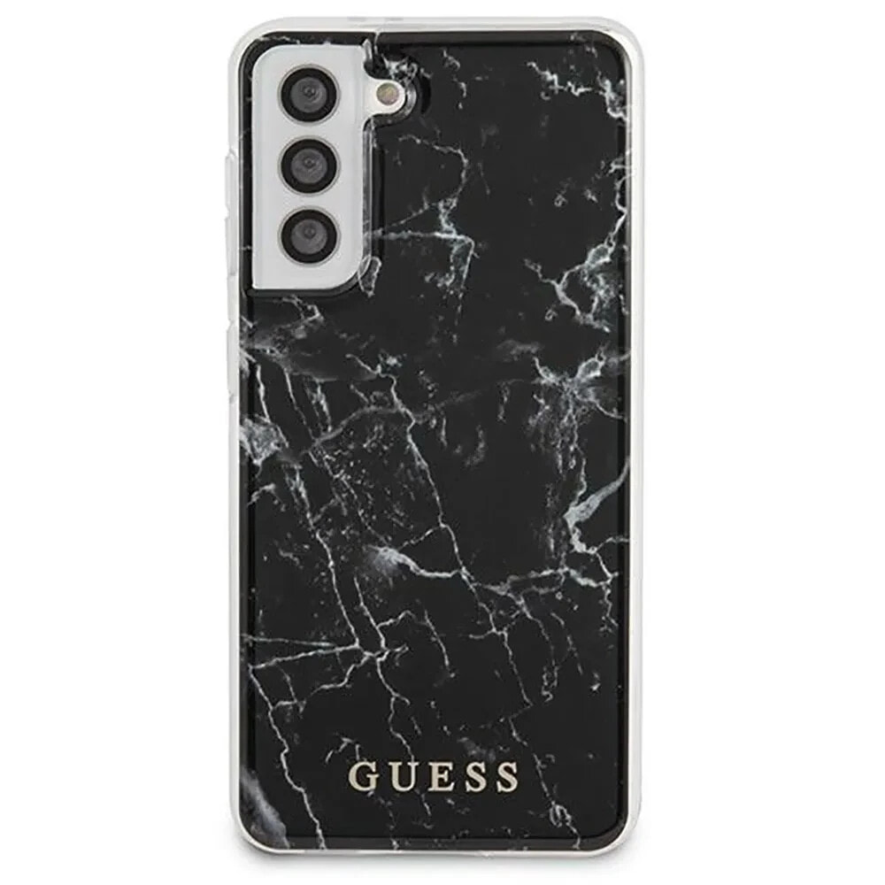 GUESS GUHCS21MPCUMABK S21+ G996 Marble phone case