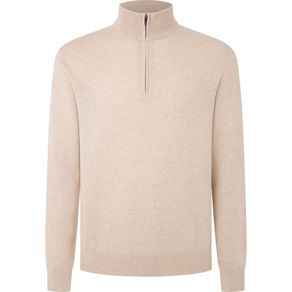 HACKETT Cotton Cashmere Half Zip Sweater
