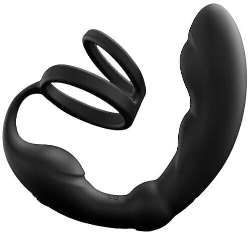 Prostata-Massagegerät mit Erektionsring, schwarz - Marc Dorcel P-Ring Prostate Massager