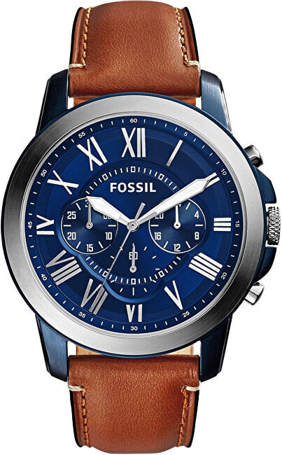 Fossil FS5151P наручные часы Мужской Кварц Синий, Нержавеющая сталь