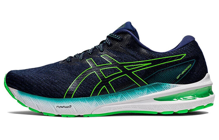 Asics GT-2000 10 舒适 低帮 跑步鞋 男款 蓝绿 / Кроссовки Asics GT-2000 10 1011B185-405