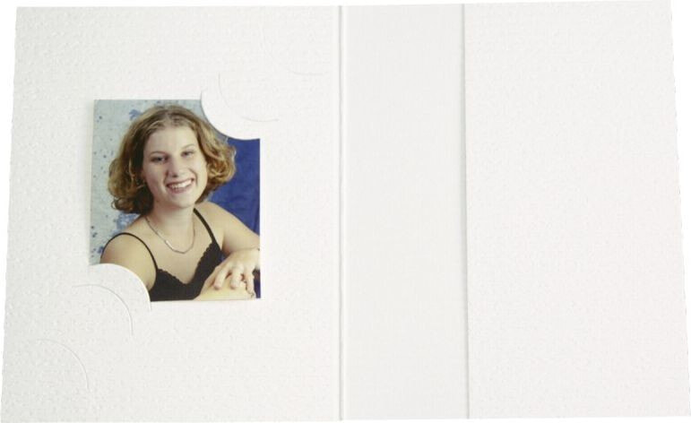 Daiber Passport photo case, 3 formats, white, 100 pieces (12100)