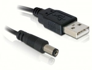 Кабельный разъем/переходник DeLOCK Cable USB Power USB кабель 1 m USB A Черный 82197