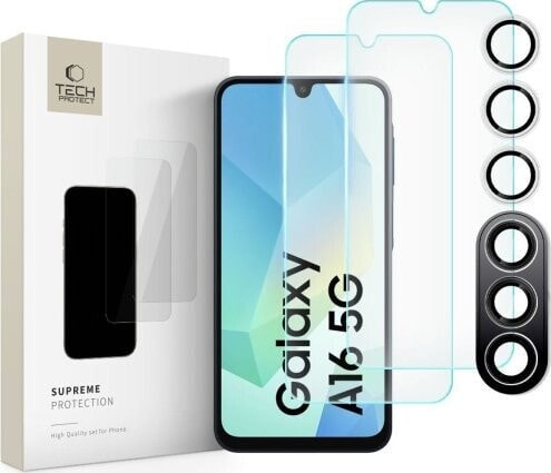 Tech-Protect SZKŁO HARTOWANE TECH-PROTECT SUPREME SET GALAXY A16 4G / 5G CLEAR