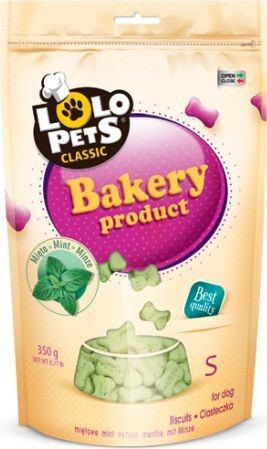 Lolo Pets Classic Cookies - Mint bones in doypack S - 350g