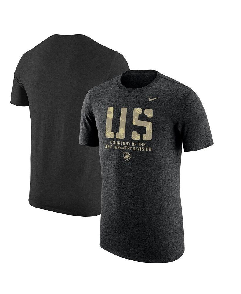 Nike men's Black Army Black Knights 2023 Rivalry Collection Courtesy of Club Tri-Blend T-shirt