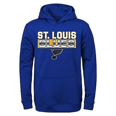 NHL St. Louis Blues Boys' Poly Fleece Hooded Sweatshirt - L